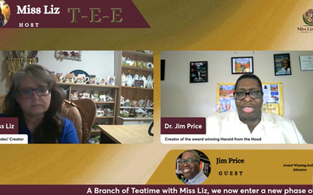 Featured on Teatime with Miss Liz